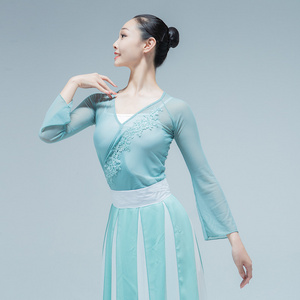 Classical Training Dress Female Suit Chinese Style National New Body Rhyme Ancient Wind Dance Gauze Modern Elegant Costume