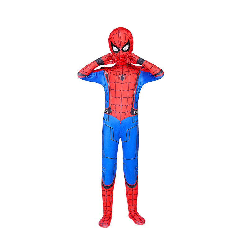 Movie Game Costume Parent-children Parallel Universe Black Spider Jumpsuit Adult Anime Cosplay Spiderman Halloween Costume