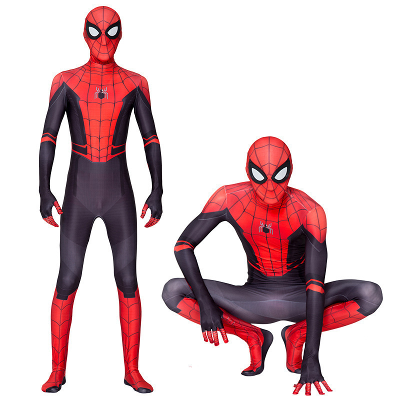 Movie Game Costume Parent-children Parallel Universe Black Spider Jumpsuit Adult Anime Cosplay Spiderman Halloween Costume