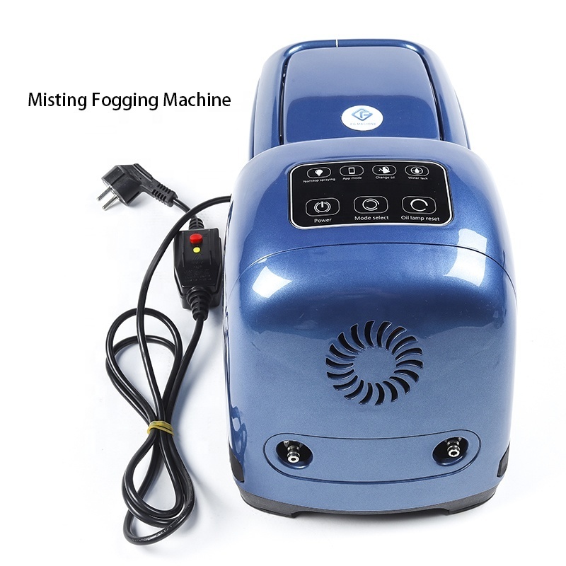 China Manufacturer Mist Cooling Security Fogger Pump Mini Fog Machine Garden Umbrella Misting System