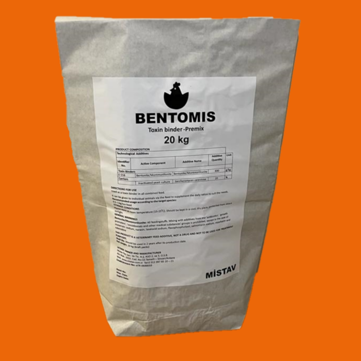 Private Label OEM Product Bentomis Premix Powder for Oral Solution is a Toxin Binderand Yeast for Poultry Ruminant Horse Swine