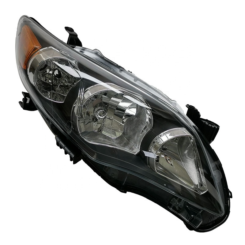 Factory Direct Car Black Housing Halogen Headlight Headlamp For 2010-2013 Sienna USA Corolla OEM 81150-02B60 81110-02B60