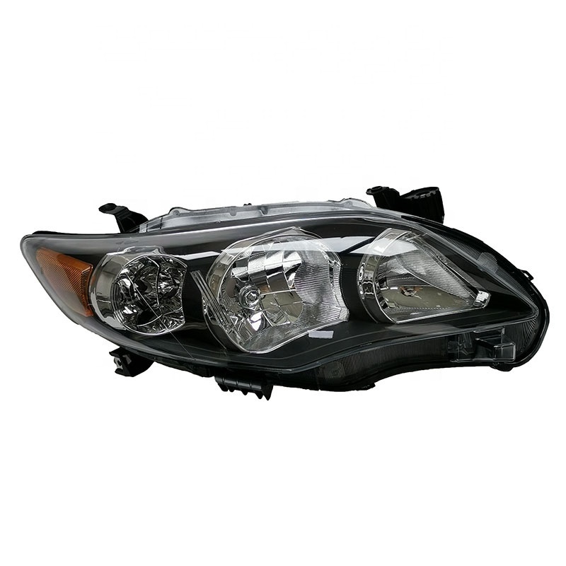 Factory Direct Car Black Housing Halogen Headlight Headlamp For 2010-2013 Sienna USA Corolla OEM 81150-02B60 81110-02B60