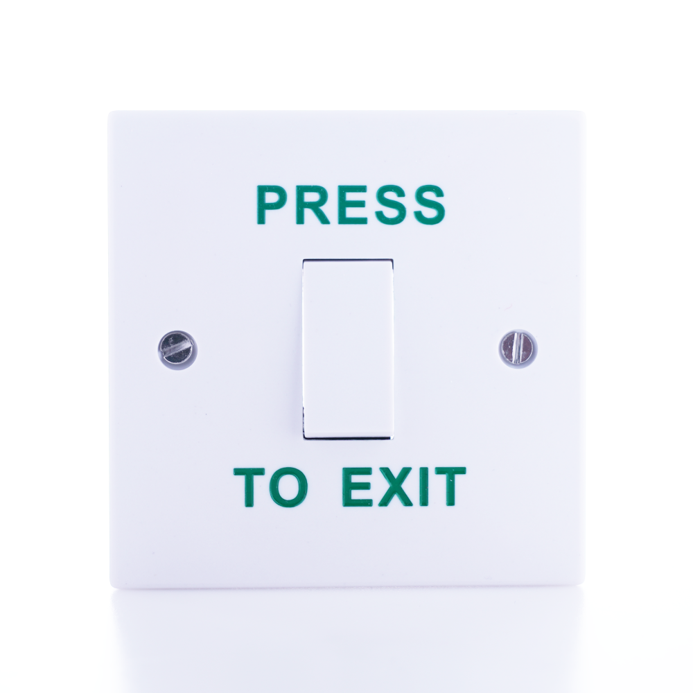 miTEC Exit Door Release Button 250V 10A High Current Switch with Anti-Bacterial Material for Hospital