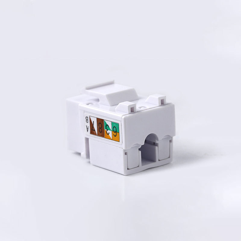 Rj45 Cat6 Punch Down Network Cat 6 Keystone Jack 90 Degree Amp UTP Unshielded Modular Plug OEM Factory Female Connector