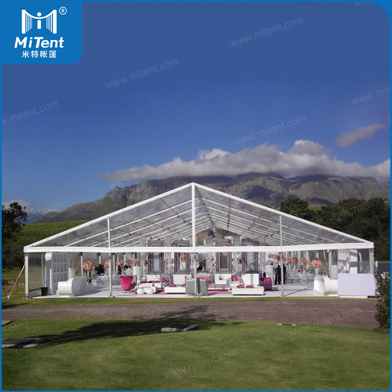 Party Tent 20x20 Heavy Duty Wedding Tents Inner Lining Ceiling Clear Event Tent