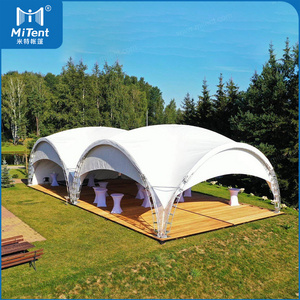 Commercial Outdoor Event Arch Tent 10x10m with Heavy Duty Galvanized Steel Frame