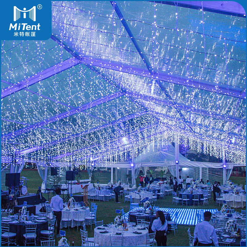 Party Tent 20x20 Heavy Duty Wedding Tents Inner Lining Ceiling Clear Event Tent