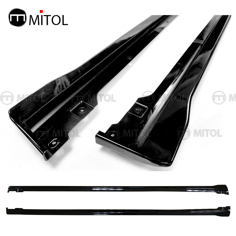 Side Skirt For SUBARU WRX 22-on ST Style - ABS Gloss Black Body Kits