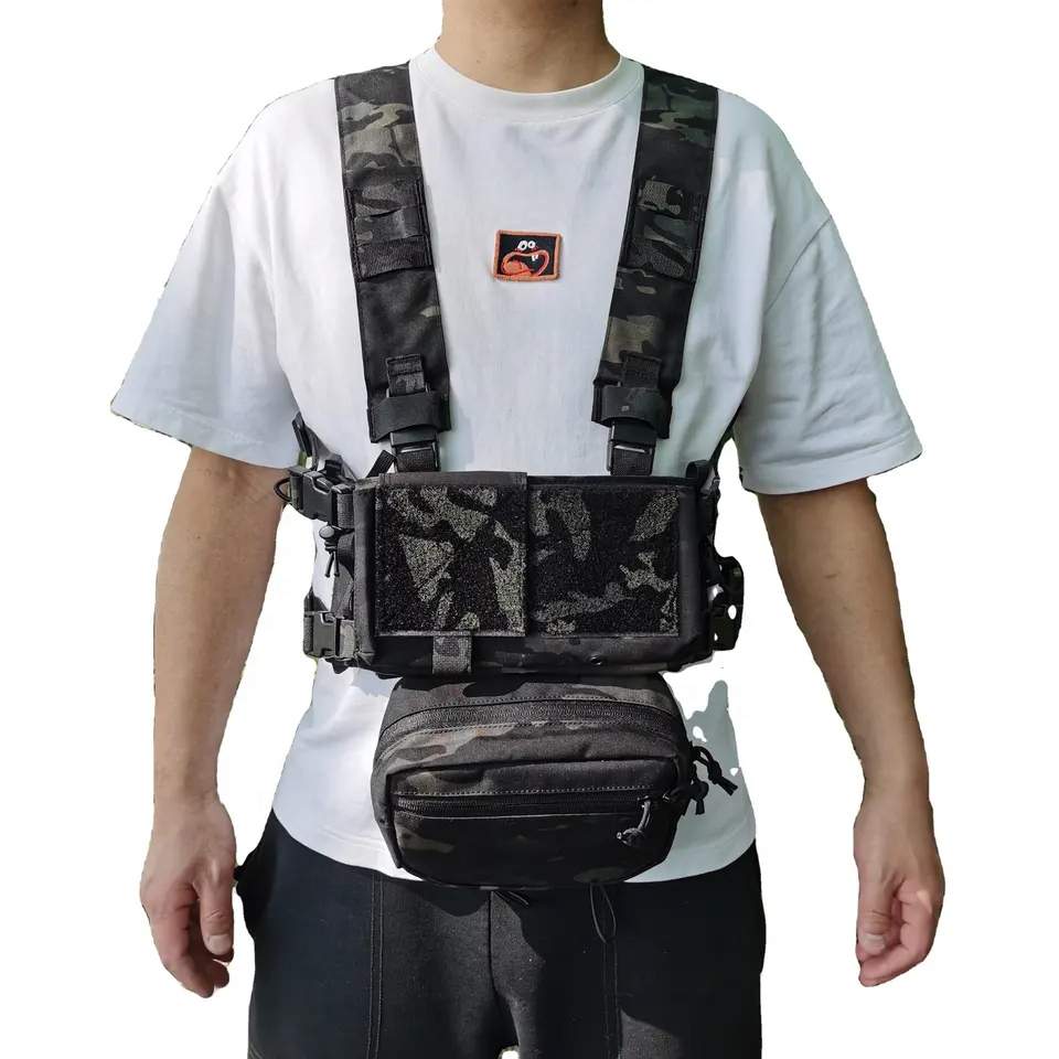 Ready to ship Tactical Chest Rig MK4 - Ranger Green ak vest with mag barber custom chest rig