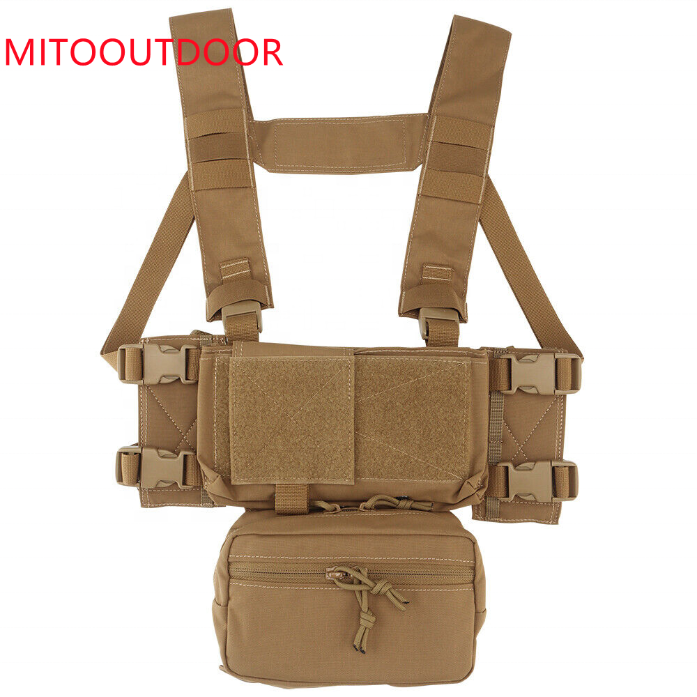 500D Codura Modular air soft AK AR mag pouch MK4 chest rig multicam MC