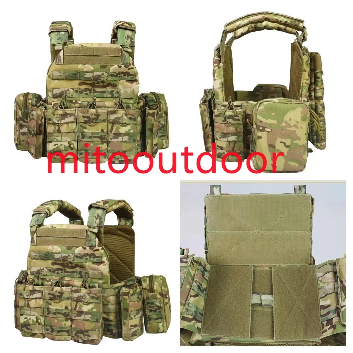 tactical vest ready to ship Security black straps tactical training vest For men from china mitooutdoor