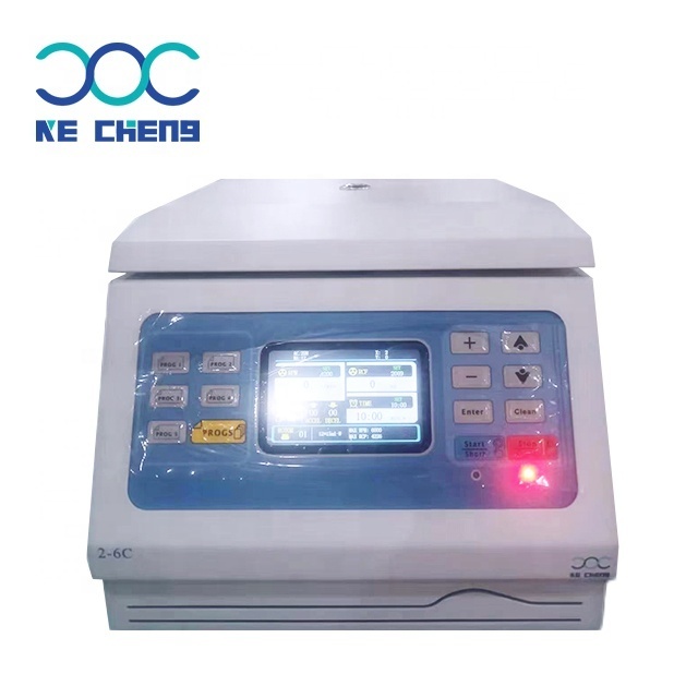 2-6C Desktop  Electronic Serological Low Speed Swing Out Bucket Rotor  Blood  Tube Centrifuge