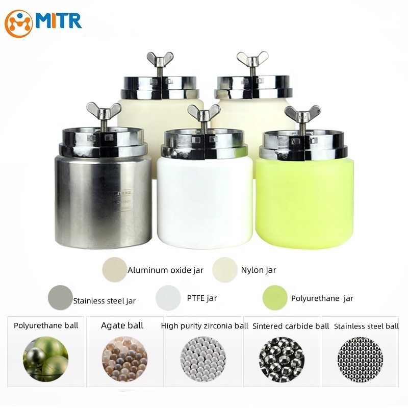 MITR OEM/ODM GMS5-2 Bench Top Roll Jar Mill 2 Positions Laboratory Scale Two Roll Mixing Mill