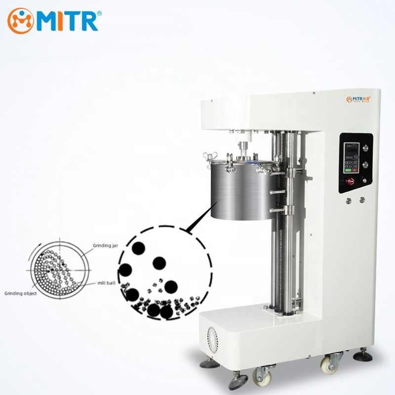 High power density laboratory stirred vertical ball mill/ultrafine micro herbs grinding powder ball mill machine