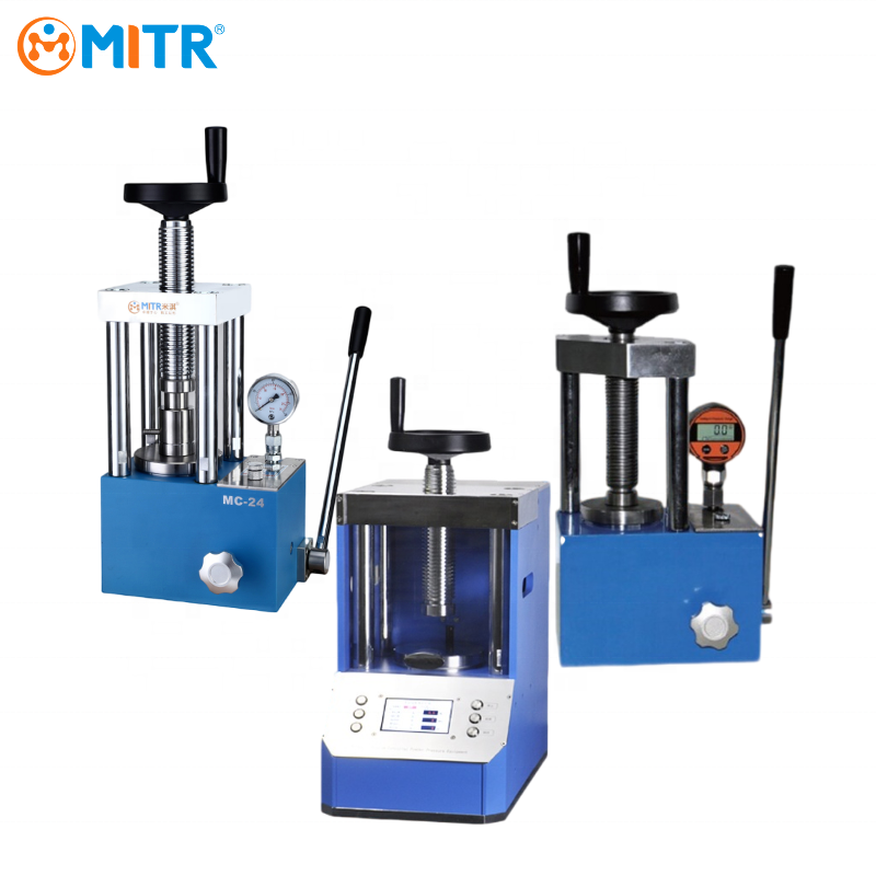 MITR Private Label Digital Display Mini Small Lab Manual Powder Forming Pellet Press Machine