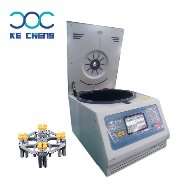 2-6C Desktop  Electronic Serological Low Speed Swing Out Bucket Rotor  Blood  Tube Centrifuge