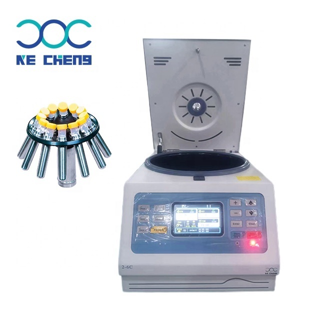 2-6C Desktop  Electronic Serological Low Speed Swing Out Bucket Rotor  Blood  Tube Centrifuge