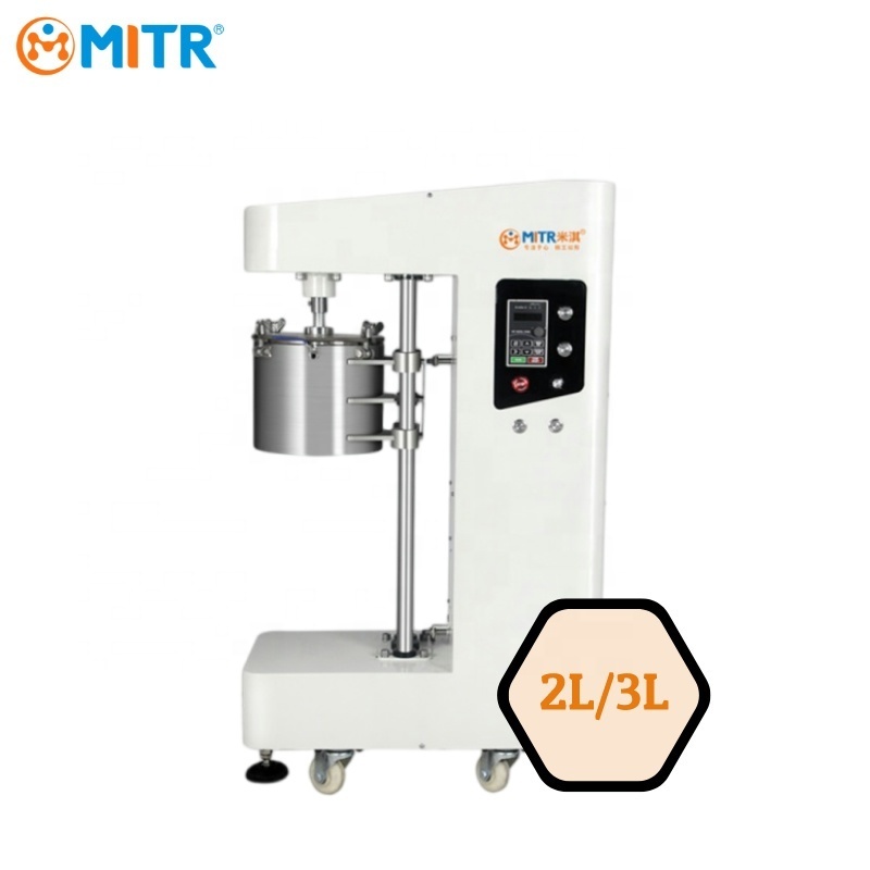 High power density laboratory stirred vertical ball mill/ultrafine micro herbs grinding powder ball mill machine