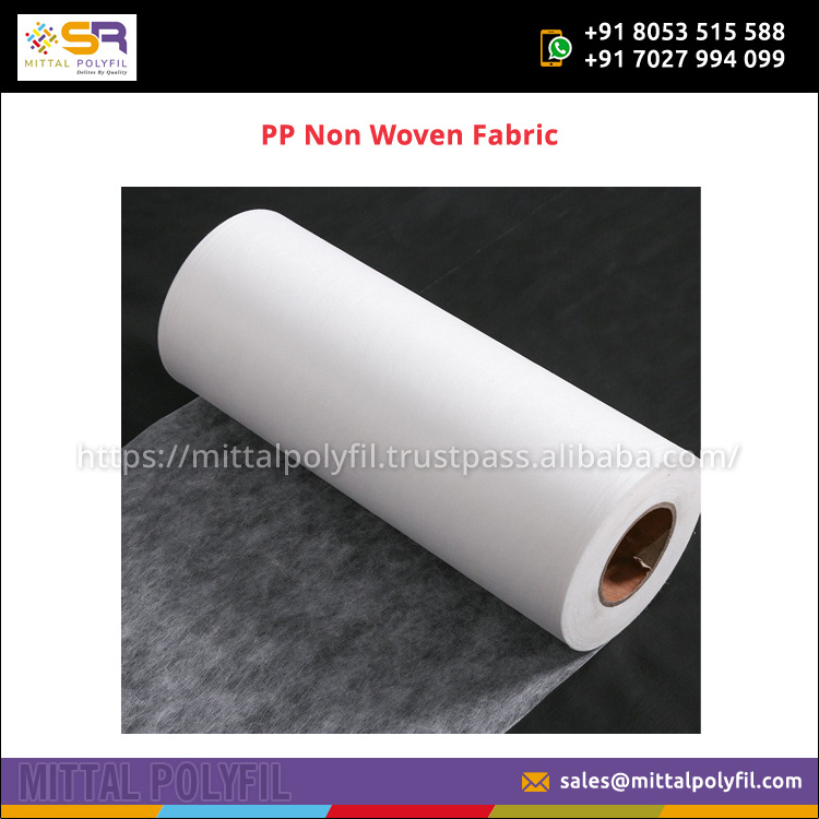 100% PP Spunbond Non-Woven Fabric, Polypropylene Spunbond Nonwoven/ PP Non Woven Fabric In Roll Biodegradable Nonwoven Fabric