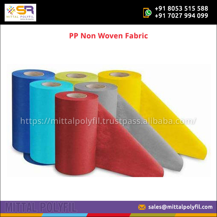 100% PP Spunbond Non-Woven Fabric, Polypropylene Spunbond Nonwoven/ PP Non Woven Fabric In Roll Biodegradable Nonwoven Fabric