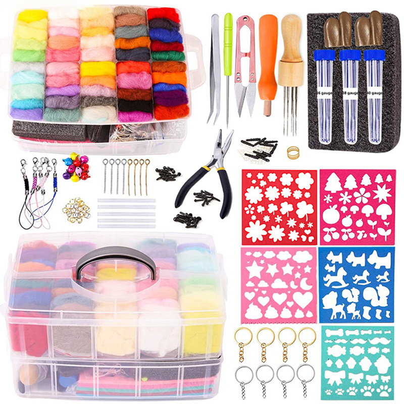 Felting tools 254pcs needle felting kit felting wool kit