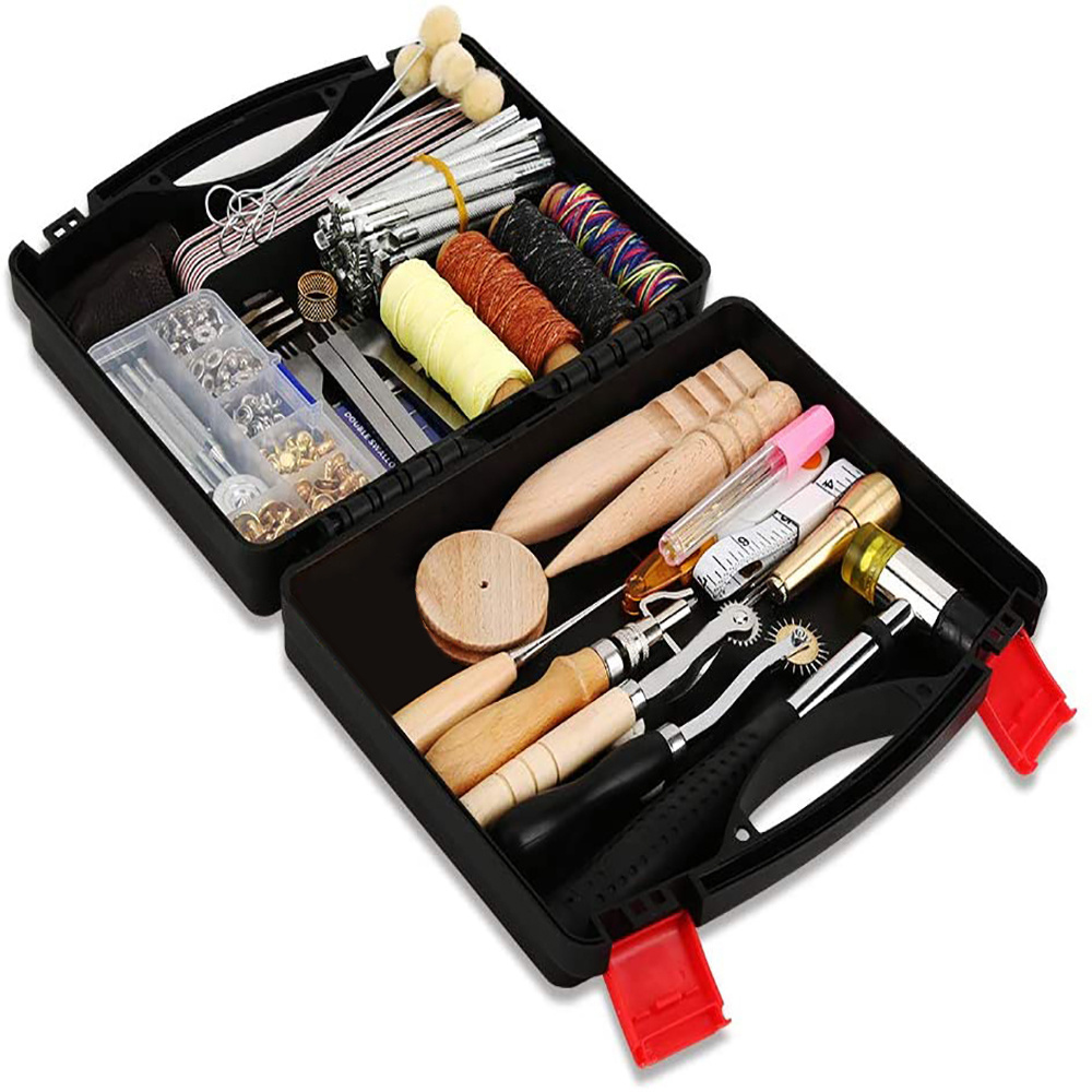 M169 Miucous Leather Punching Tool Kit Leather Tools Set Working Leather Hand Tools Set