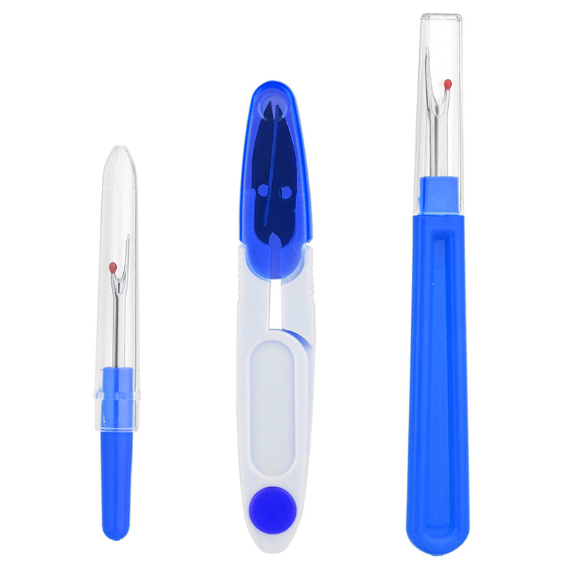 Premium Quality Stitch Removal Tool Seam Ripper Stitch Thread Unpicker With Plastic Handle And Cover