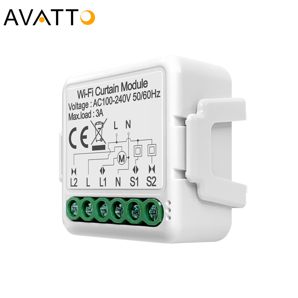 Tuya Wifi Switch Remote Control Panel Smart Curtain Module Switch For Smart Home Electric Roller Shutter Motor