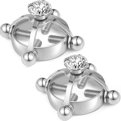 vibrating nipple ring Elite Remote Control Luxe Nipple Kiss Stimulator - Romantic Depot main image 0