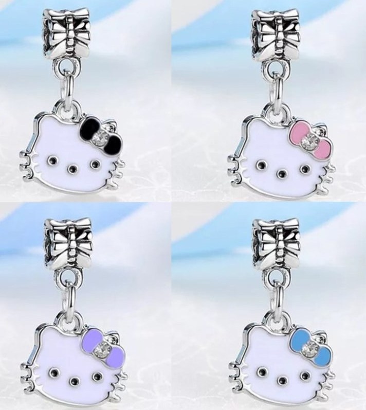 DIY wholesale hello kitty nail charms  for jewelry making