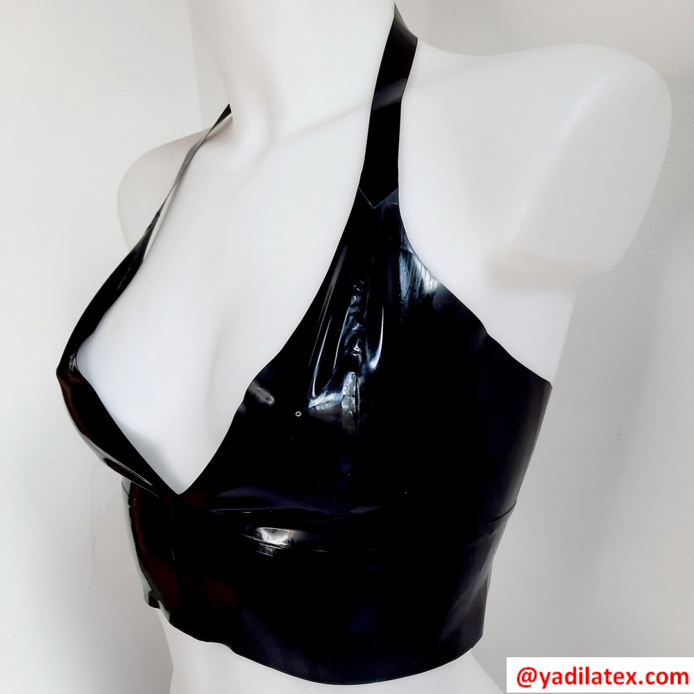 Sexy Black  Latex Rubber Full Body Zentai Catsuit Fetish 3d Breast with Hood Gloves Socks