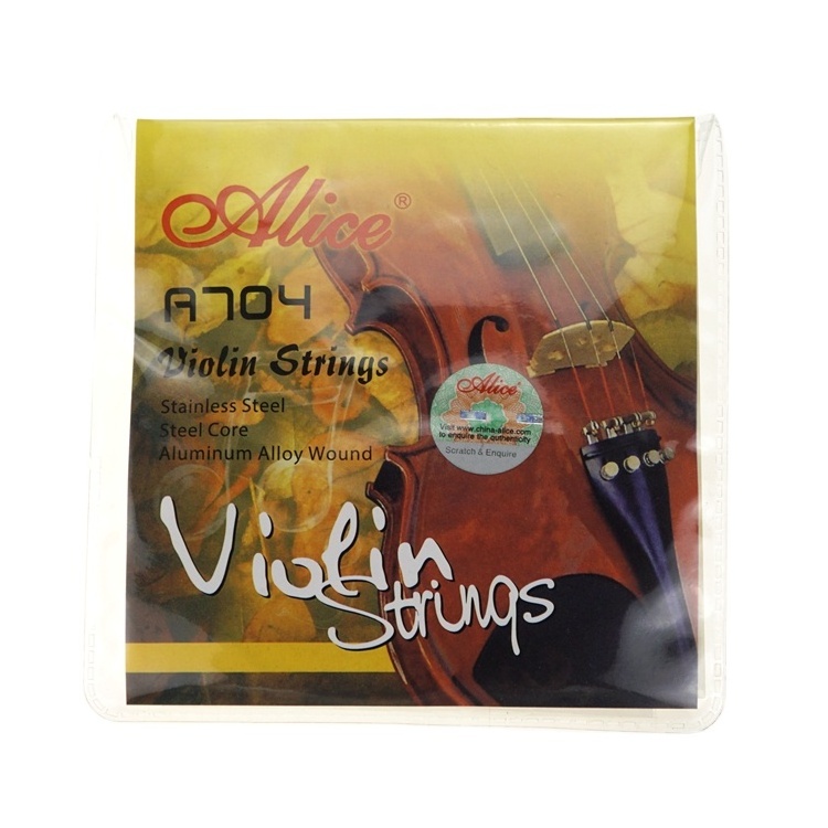 Alice A704 violin string 4/4 set string steel core stainless Aluminum Alloy Winding