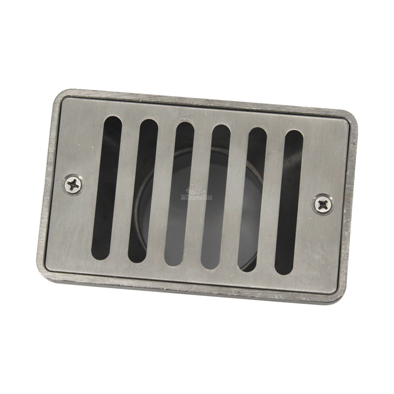 Hot Sale Stainless Steel Drain Gutter Cover Durable Drain Water Gutter for Concrete Pool Practical Swimming Pool Overflow Gutter