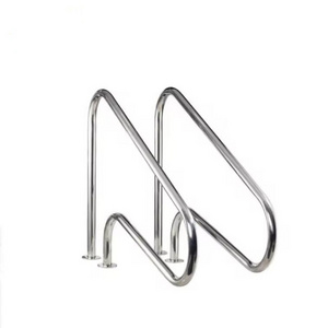 Easy Installation Pool Handrail Above Ground Steel Wall Pool Handrail Stainless Steel Handrail for Swimming pool