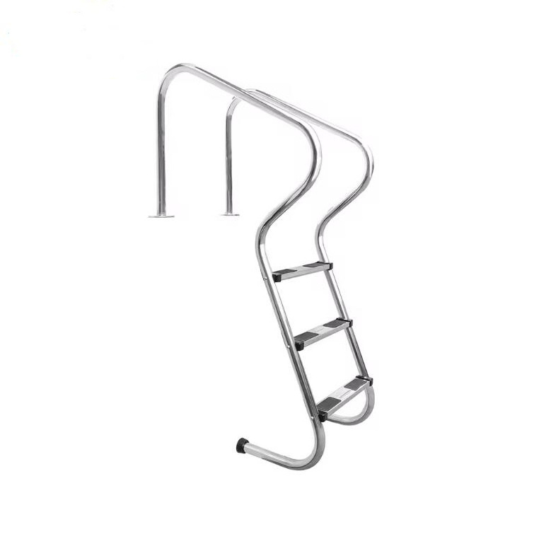 Easy Installation 304/316 Stainless Steel 3 Steps Pool Ladder Swimming pool equipment and accessories Ladders used