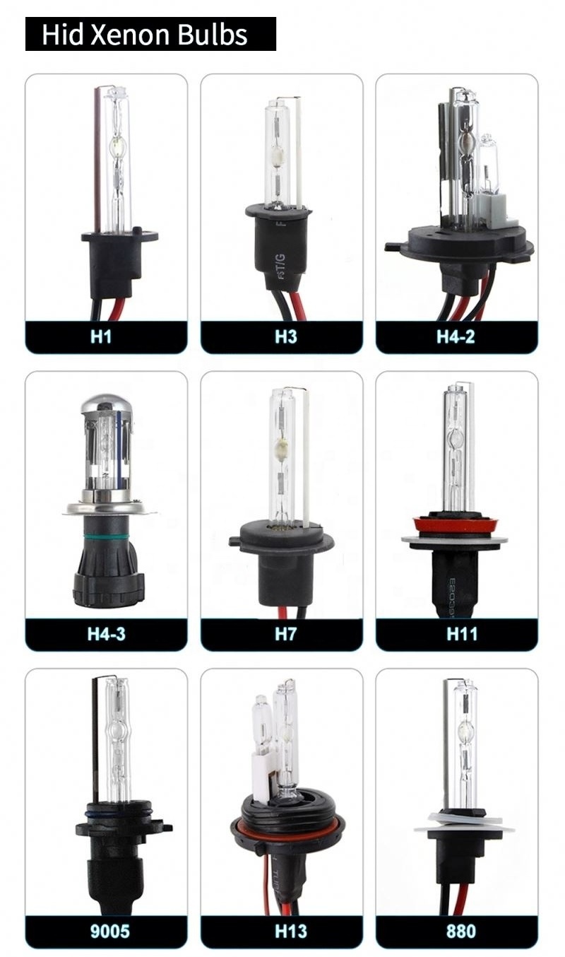 super bright 35w 55w 75w 100w led xenon hid bulbs h4 h7 h13 h11 9005 9004 white bulb lamp car accessories