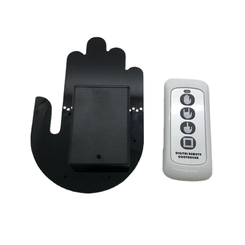 Car lights decoration middle fun car finger light with remote funny gesture led hand signal Warning Lamp car