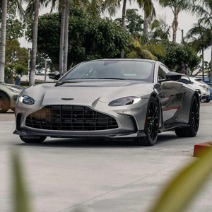 Full Set Wide Body Kit including Exhaust System Carbon Fiber Front Bumper Rear Wing Parts for Aston Martin V12 Vantage