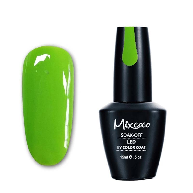 Mixcoco Customized OEM Brand Colorful Gel Polish 15Ml Volume Esmalte Gel Nail Polish Nails Polish Colour UV Gel