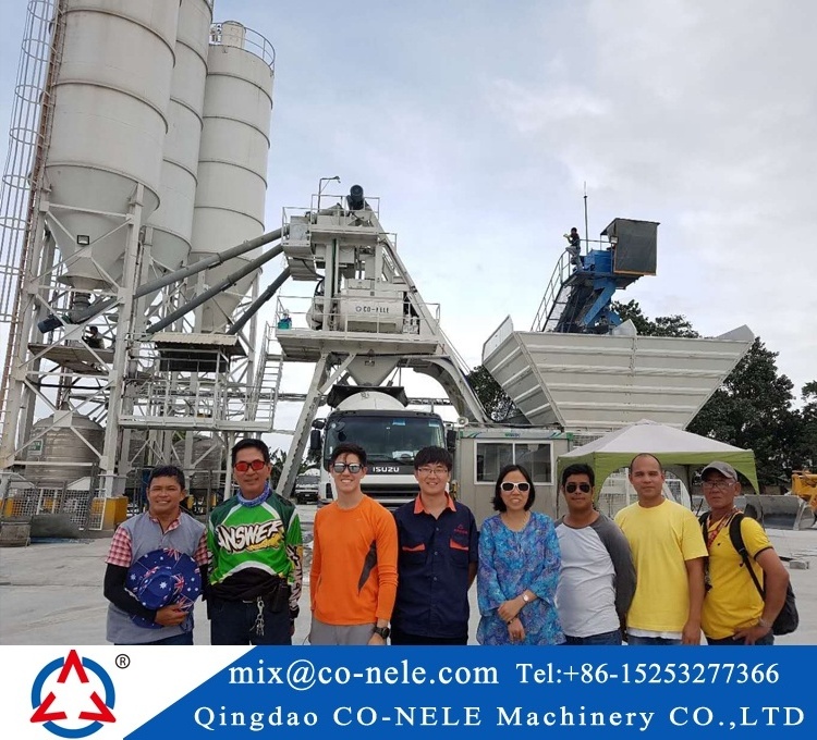 75m3/h mobile concrete batching plant price  cement concrete batching plant ready mixed concrete plant