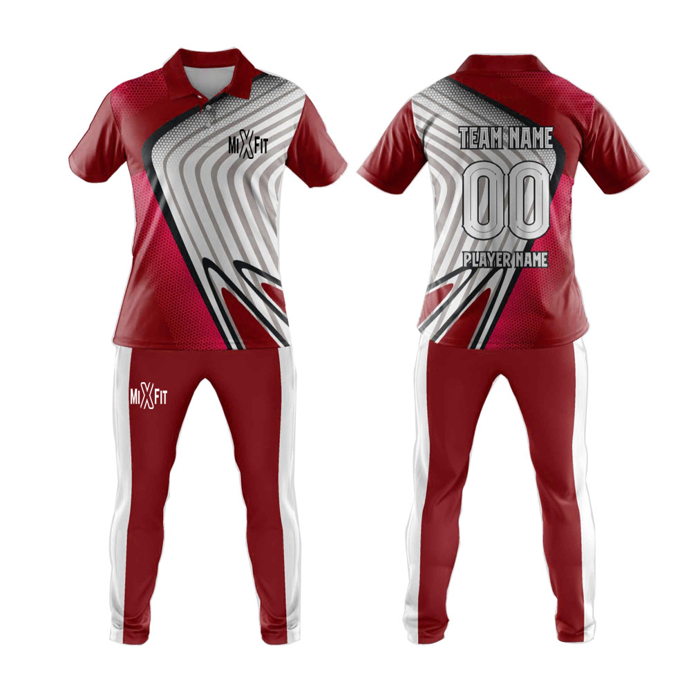 Good Quality Online Sport t shirt T-Shirts Team Uniforms Custom pattern logo full hand cricket jersey design