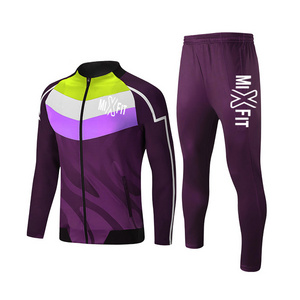 Wholesale gym clothing custom logo workout warm skin friendly casual training & jogging wear men's 2 piece tracksuit