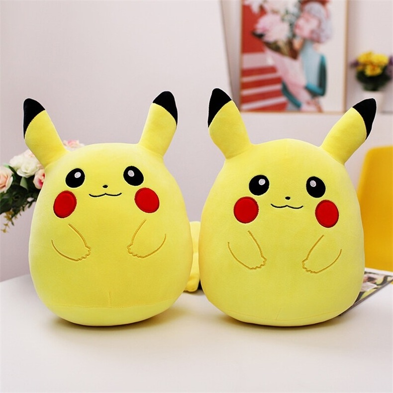 Kawaii Plush Toy Pokemoned figures pikachu plush toys Cartoon Anime Stuffed Animal Pikachu plush Pillow Kids Cute Toy