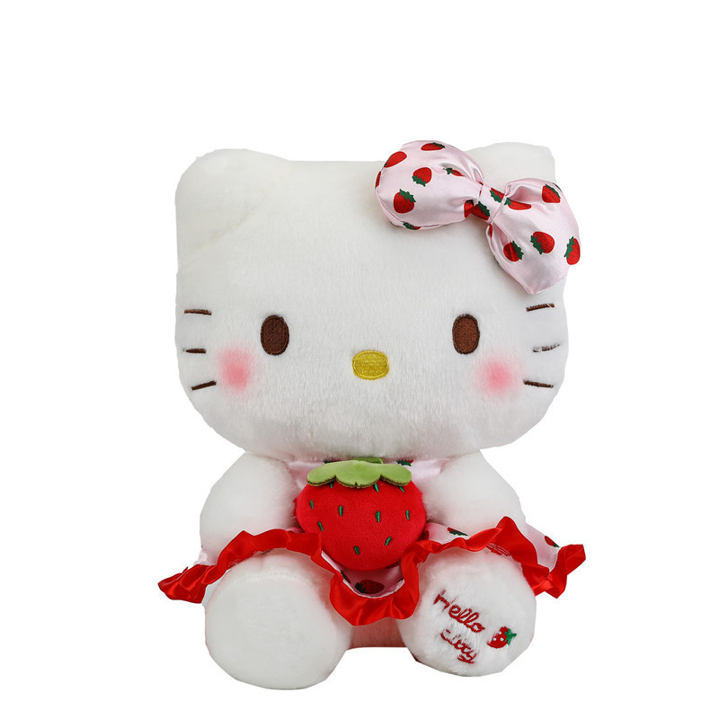 wholesale soft Hello Kawaii Kitty Sanrio Plush Toys Cute KT cat Pillow stuffed animals and plush  doll for kids