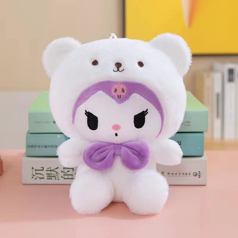 Wholesale Hot Sale popular 8 inch Stuffed Animal Plush Toys Soft Toys Plush kuromi Support Customization Claw machine doll