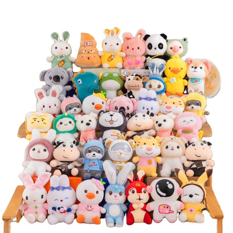 Factory 23-25cm Crane Machine Mini Plush Toy Vending Machine Doll claw Machine Plush stuffed Animal Toys