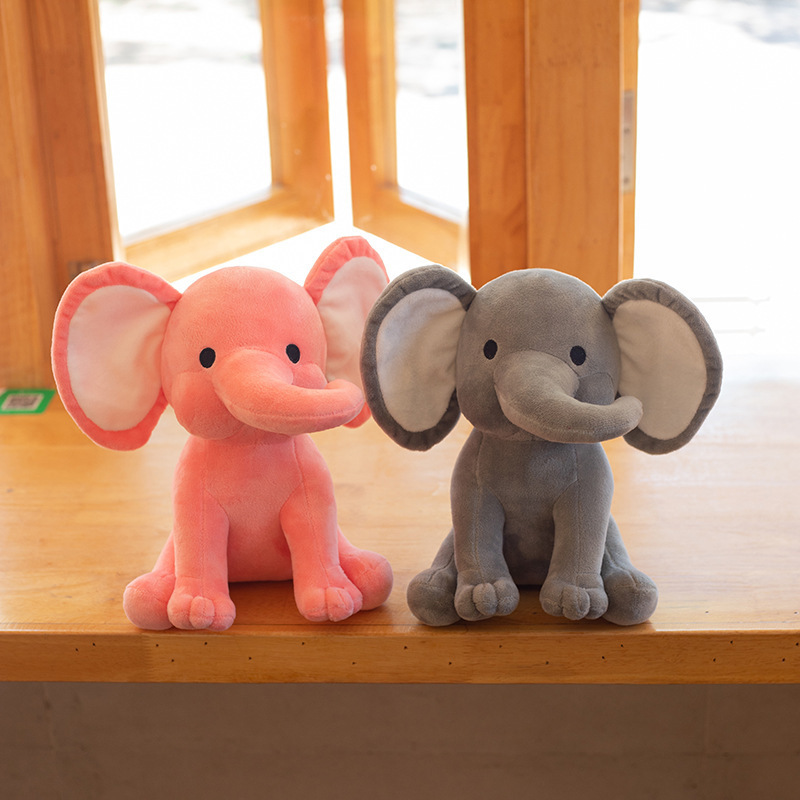 Custom New Manufacturer Baby Elephant Stuffed  Plush Toy Graduation Elephant Plush Pillow Gift For Kids