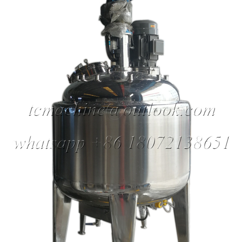 50~2000L Stainless Steel Reactor vacuum reaction vessel vacuum mixer vacuum mixing tank