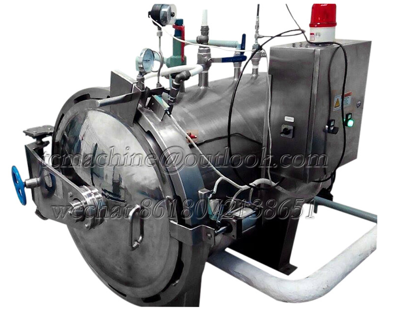 500Liter small scale back pressure autoclave retort autoclave for canned meat